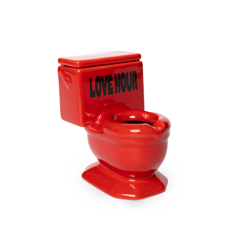 PLEASURES x LOVE HOUR Ceramic Toilet Ashtray