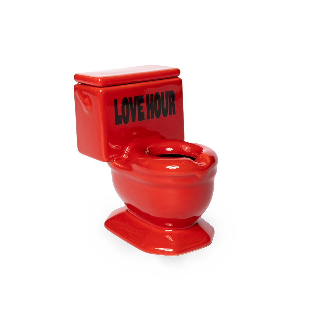 PLEASURES x LOVE HOUR Ceramic Toilet Ashtray