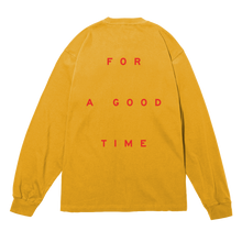 Load image into Gallery viewer, GOOD TIME Gold Long Sleeve