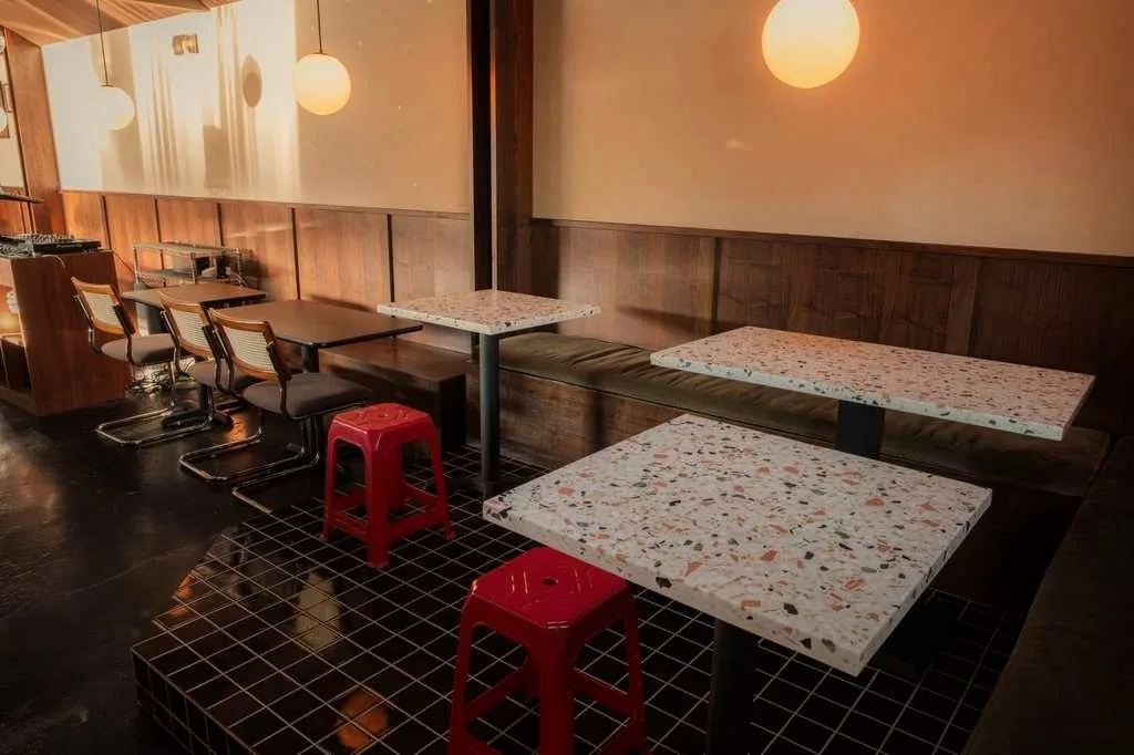 The dining room