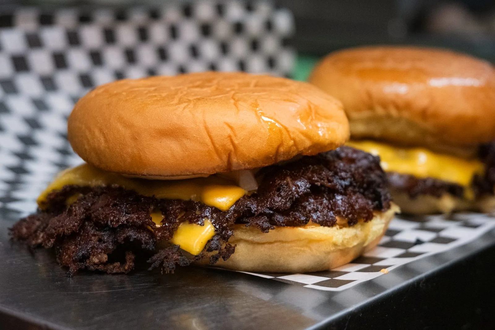 Classic smashburgers at Love Hour
